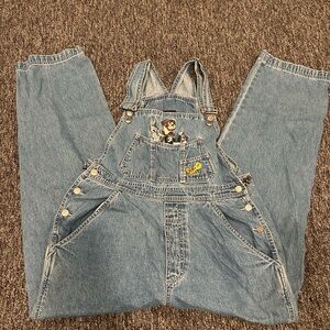 Warner Bros. Blue Denim Women Jeans Overalls